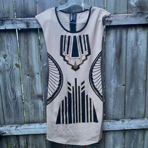 Zoah Design Egyptian style dress sz. S